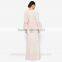 2016 OEM manufactuer pink abaya modern with wholesale price women fashion dress design D270