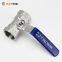 [RUOTENG]  Female Thread BSP NPT Stainless Steel Ball Valve 1PC Ball Valve