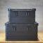 Matte Black Outdoor Camping Storage Box 48L Durable Aluminum-Magnesium Alloy