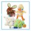 Custom stuffed plush duck sheep rabbit frog baby toy