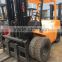 Japan made tcm 5t forklift used condition tcm 5t lifter with 3 stages second hand tcm 5t forklift with isuzu engine for sale