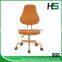 Cute orange mesh children study gas lift swivel chair