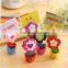 Wooden flower pot decoration items table card holder