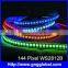 144 leds per meter WS2812B led pixel strip 5050 addressable rgb led strip