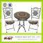 Metal Frame Mosaic Garden Furniture