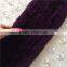 Beautiful Purple Color Warm Luxury Rex Rabbit Fur Scarves