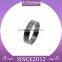 Affordable Wedding Rings Cheap Wholesale Stainless Steel Diamond Ring with cross shaped stone setting
