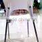 Affordable high quality living room furniture metal frame plastic restaurant chair