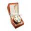 Acrylic window automatic wooden watch winder