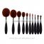 New Arrival Facial Brush Cosmetic Brush Make Up Brush Set 10pcs/set