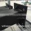 Black square steel led light pole