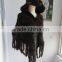 Mink fur shawl for women /high quality women mink fur cape