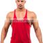 2016 Mens stringer gym tank tops in bulk Sport custom Bodybuilding fitness clothing wholesale