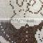 Customized flower design art shell mosaic picture for background wall