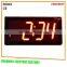 4" remote digital clock with date and temperaturer