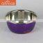 multiple sets of colors stainless steel pot set/metal deep bowl/Colorful kitchen pot