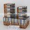 hot promotional reliable sundries display basket with metal rack