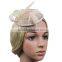 2015 New Vintage Wedding Cocktail Prom Feather Pillbox Hat Hair Clip Flower Pillbox headband Clips for Women