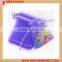 Purple recyclable organza small drawstring bags