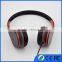2016 cheap wired stereo headphone with mic without mic