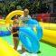 2015 commercial inflatable Double Lane Slip Slide