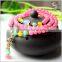 Natural Watermelon Color Malaysian Jade Buddhist Prayer Beads Tibetan Mala Wrap Bracelet