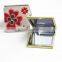 2014 wholesale  cheap make up mirror with four leaf grass accessories,MB237C