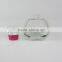 50ml clear empty glass perfume bottle with diamond shape cap