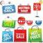 2015 Cheap pvc label sticker,sticker printing,christmas snowflake stickers