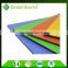 Greenbond interior wall brushed design colorful outdoor and indoor decorative panel ACP