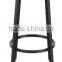 Wholesale Quality Black Metal Bar Stool Footrest Covers of Chair BS-6