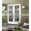 Exterior Solid Wood With Double Pane Tempered Glass Entrance Door Type French Door
