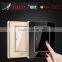 2016 new design modern type Acrylic glass 1 gang 1 way switches wall switch