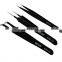 ESD Vetus tweezer / High Temperature Resistance ESD stainless steel tweezers / repair tools tweezer