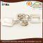 decorative zip fastener with square ring puller