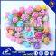 9 pcs Colorful Rose Head Wreath For Wedding Hair Accessory PE artificial Flower With Silk Ribbon