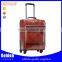 2015 hot selling PU travel luggage spinner trolley luggage bag with removable wheels