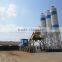 fixed mixing station, small concrete batching plant with 50T silos