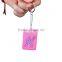 oem design soft silicone mini ballet shoe key chain