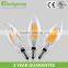 Decoration c35 e14 led light 4w filament clear c35 led candle bulb e14