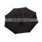 Portable Automatic Black Fold Travel Umbrella with Wind Vent
