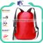 Hot selling promotional fashion cheap nylon folding rucksack backpack