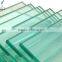 Toughened laminated safety office partition wall glass with holes