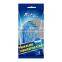 Triple Blades Disposable shaving Razor compared with Gillette mach 3