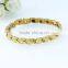 Discount Prices wedding Bracelet with power magnet Full gold Bracelet