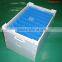 Antistatic polypropylene foam transport container with partition