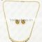Juyuan Fashion 18K Gold Plated Pendant&Earring Baby Set