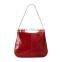 shinny and smooth leather hobo bag