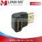 LM-HMF90 90 Degree HDMI1,4 Version HDMI Male to HDMI Female Adapter For LCD TV/Set-top Box/Camera