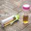 Awesome 300ml Double Walled Glass Tea Tumbler With Tea Infuser